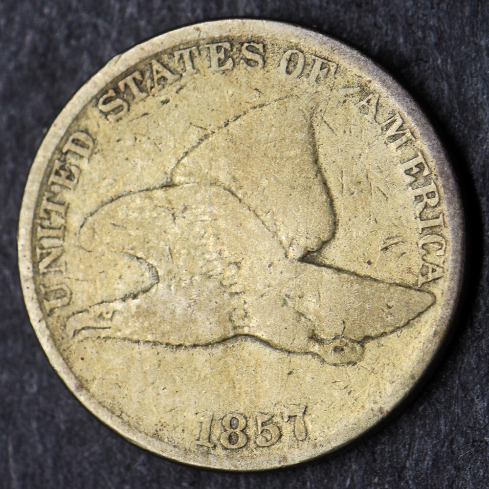 1857 Flying Eagle Cent 1C - COINGIANTS -
