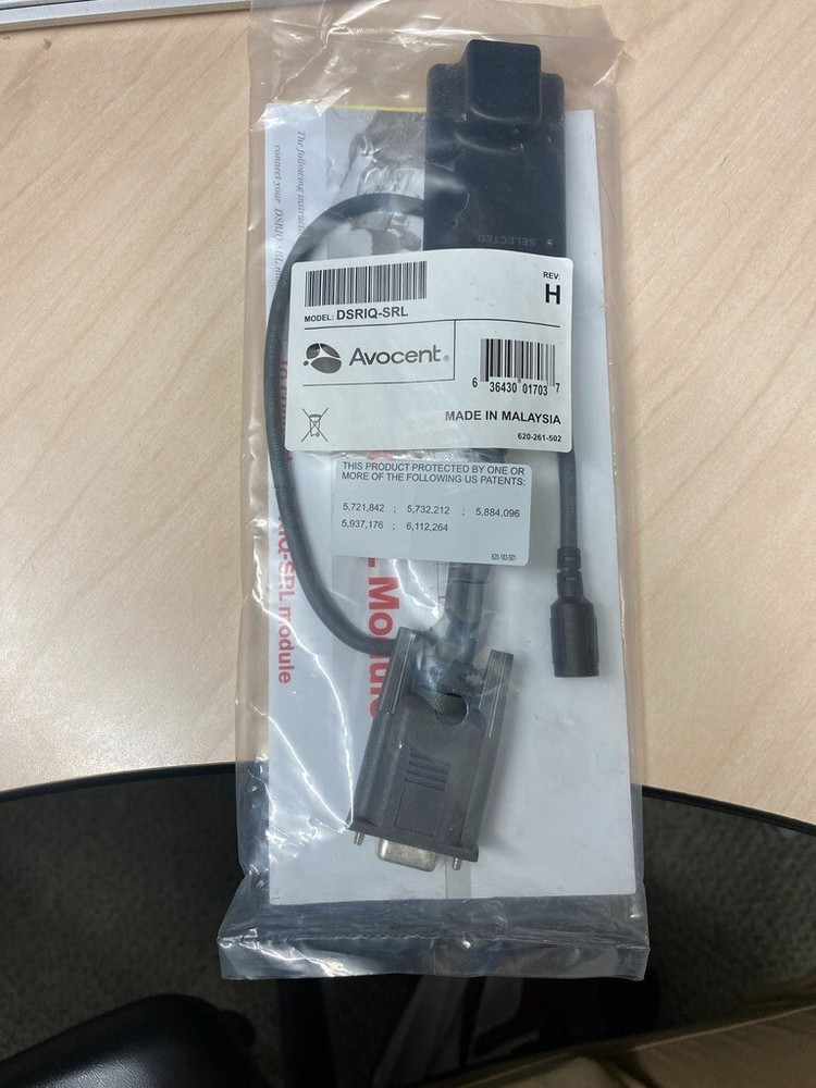 Avocent DSRIQ-SRL Server Interface Module for VT100 Serial Devices Rev H