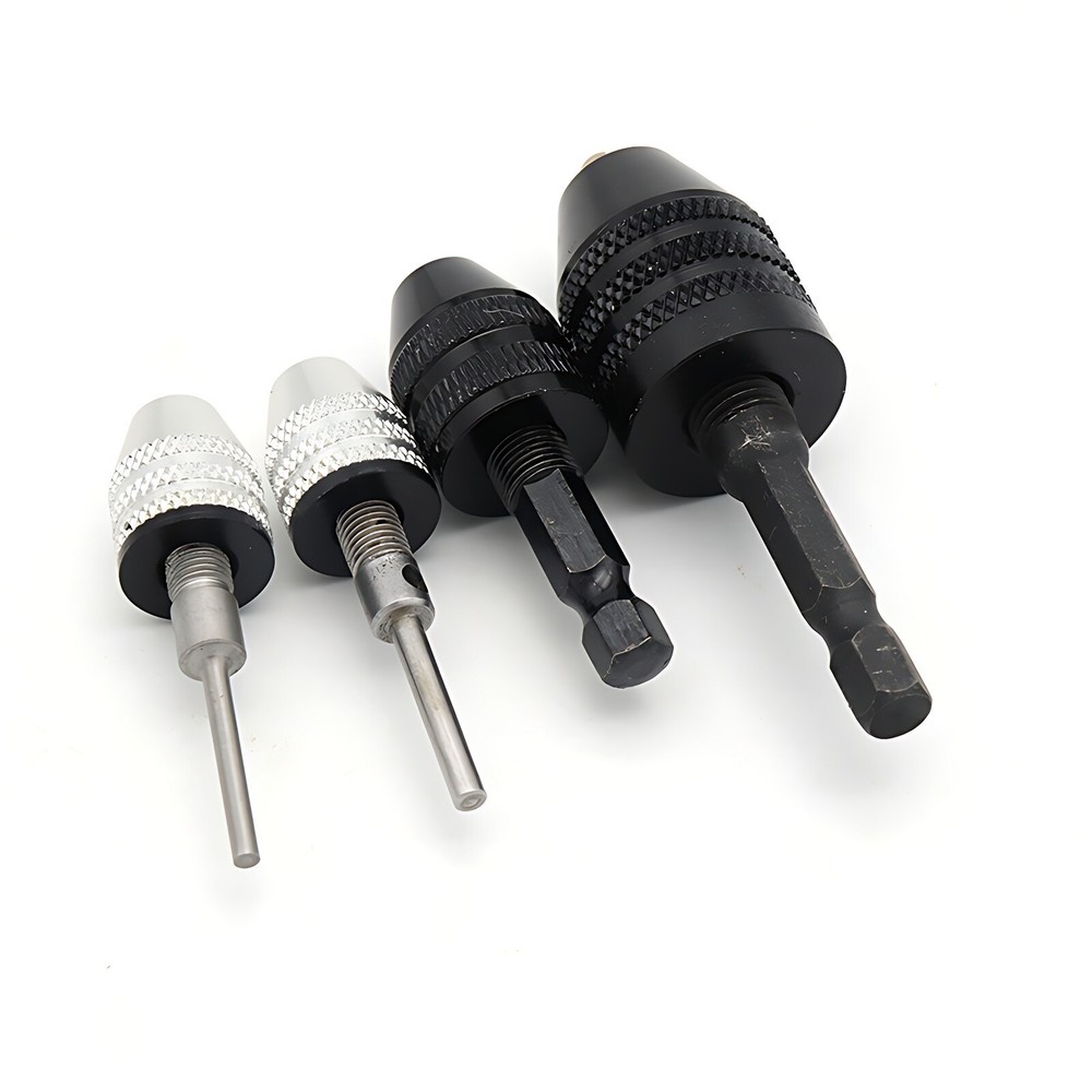 Multi Keyless Drill Chuck For Dremel Rotary Tool Quick Change Adapter Shank
