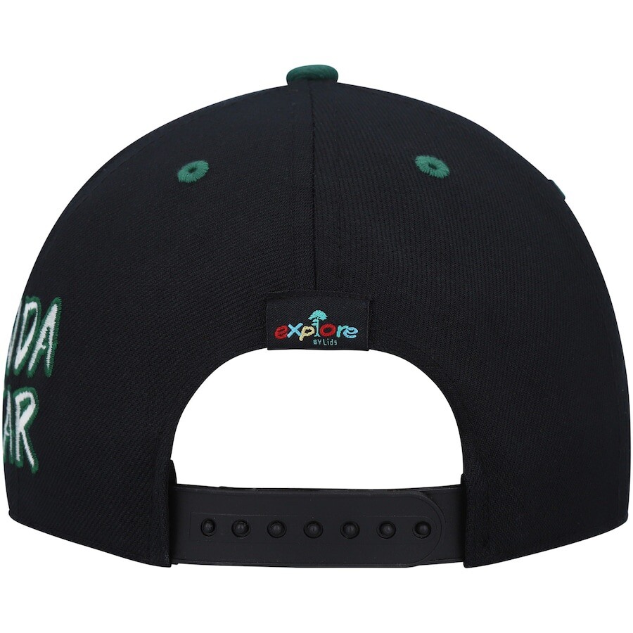 Explore Youth Panda Snapback Hat - Black