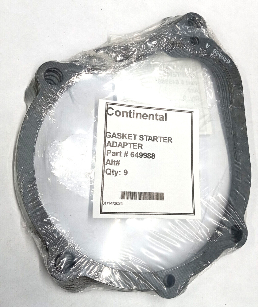 TCM Continental Part # 649988 GASKET (9/Pack)