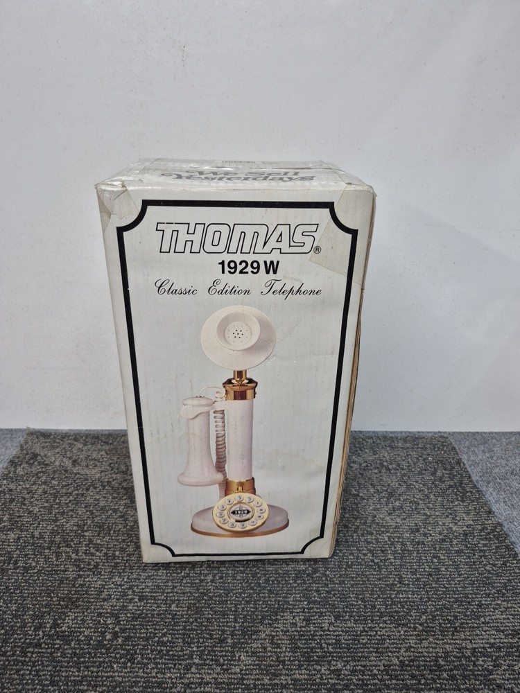 Thomas 1929 White Classic Edition Phone Replica New In Box