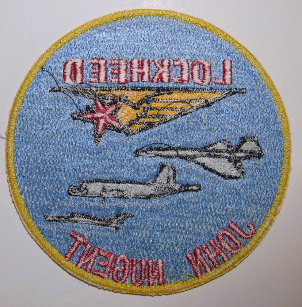 1960s Lockheed Aircraft Personal Employee Patch - John Nugent