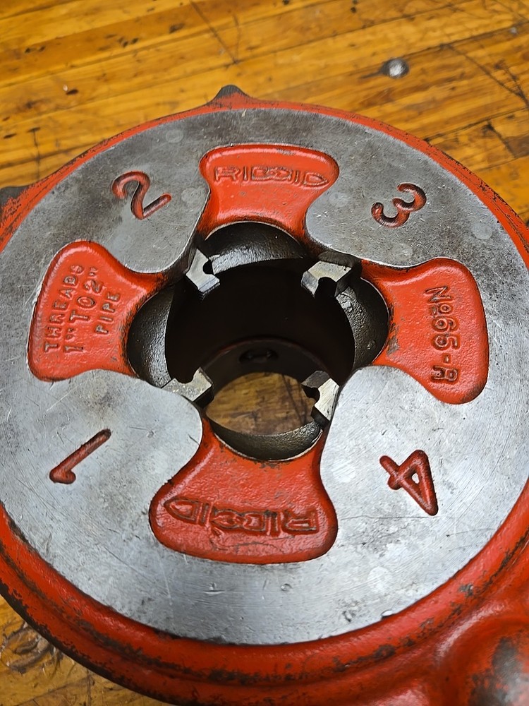 Ridgid No65-R Pipe Threader 1” To 2” No Handle