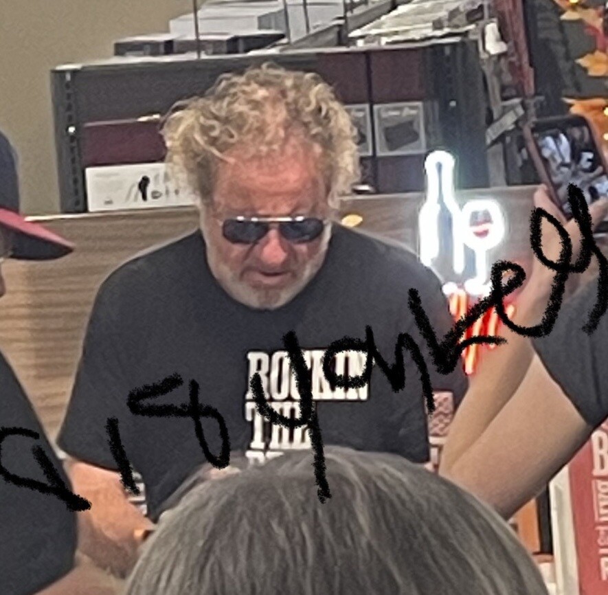Sammy Hagar Signed CD Balance Van Halen With Proof