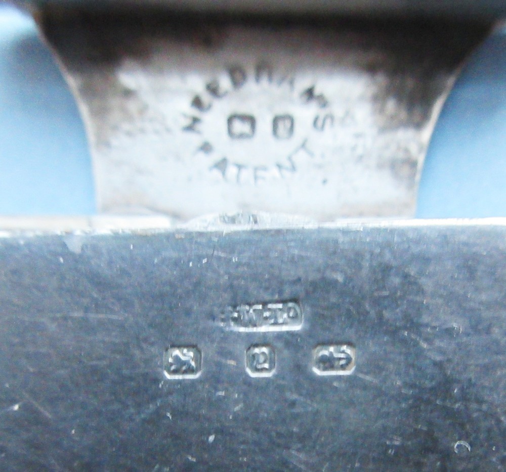 Needham's 1898 sterling-silver patent vesta