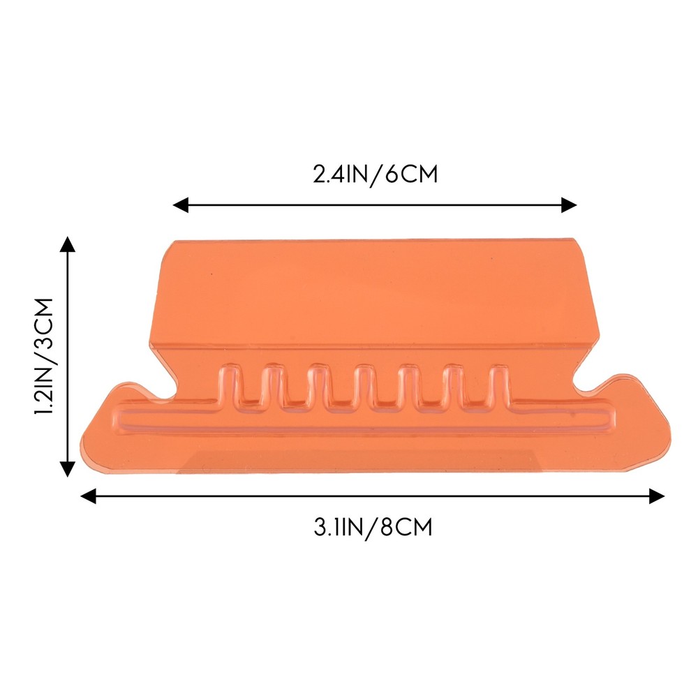 60 Pcs 2 Inch Hanging Folder Tabs and 120 Grids Inserts for Identification5891