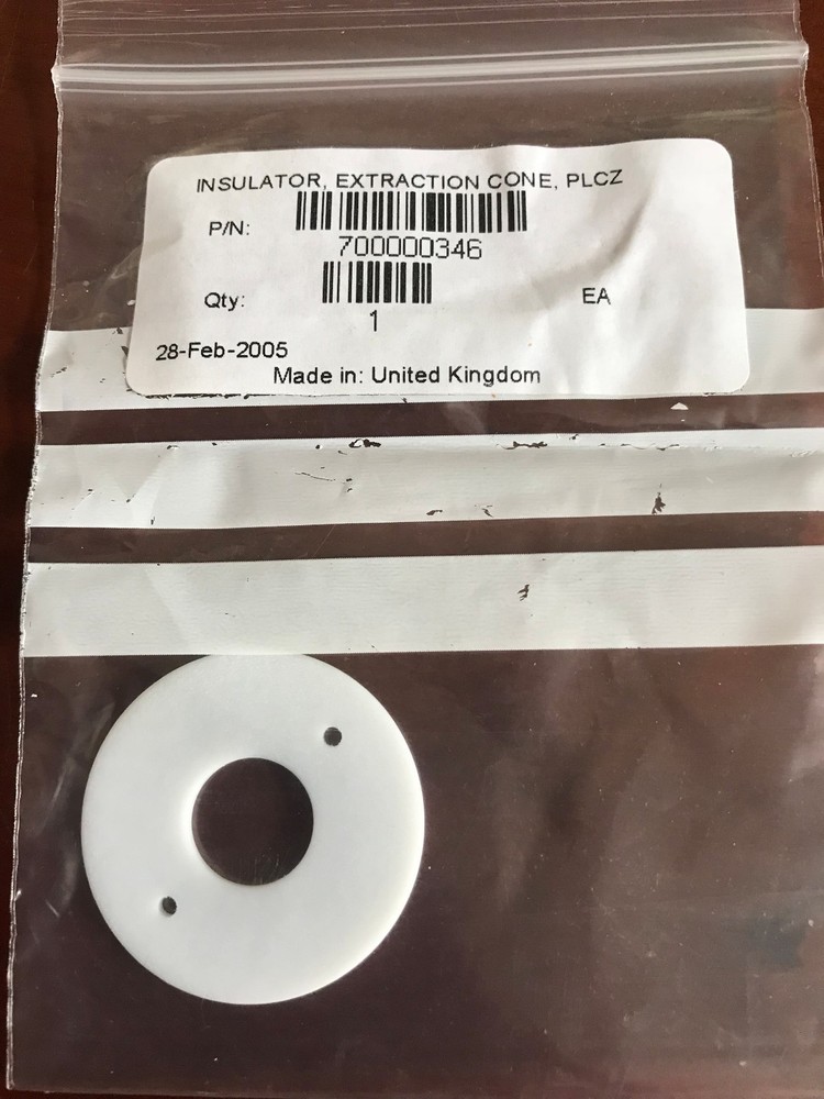 Waters Micromass insulator, Extraction Cone, PLCZ 700000346
