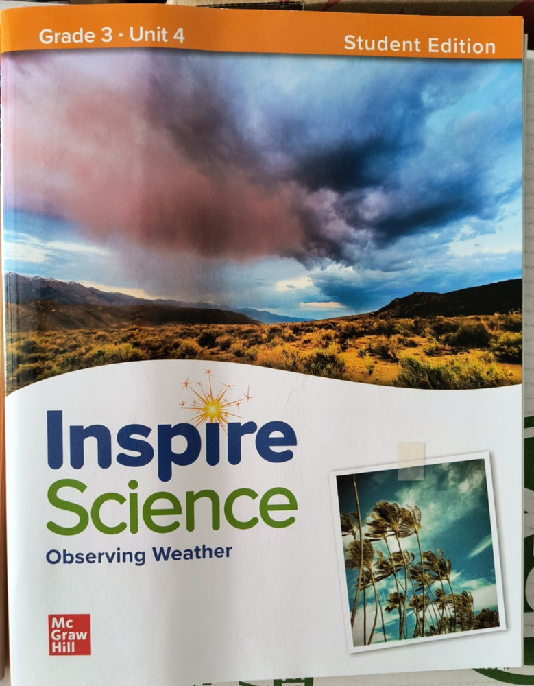 Inspire Science Grade 3 Units 1-4 Student Edition Workbook Set
