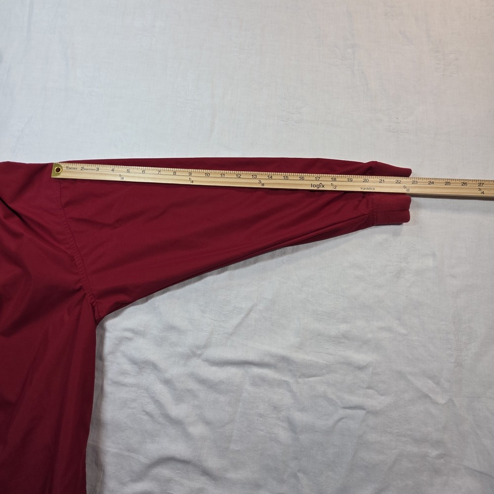 Perry Ellis America Golf Pullover Windbreaker Jacket Men's L Red