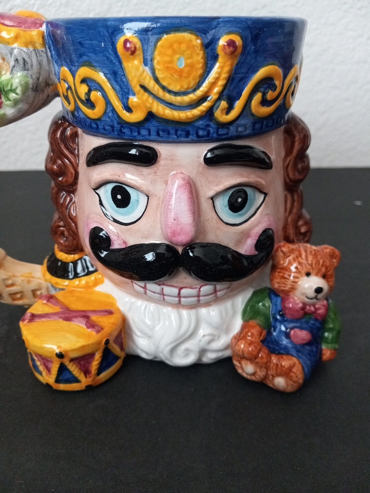 Nutcracker Mug Cup ~Make into a Christmas Holiday Centerpiece Nutcracker~Ceramic