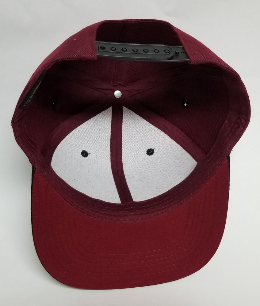 MEXICO 2 GALLOS HAT MARRON BLACK SNAP BACK ADJUSTABLE NEW