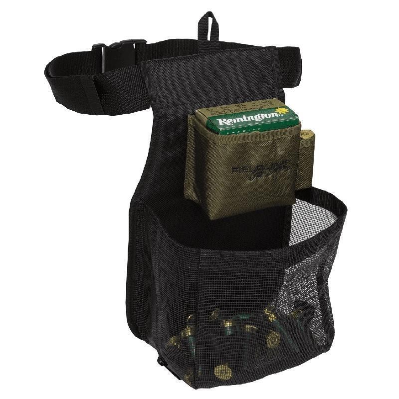 Large Trap Shooting Shell Pouch Adjustable Waist Belt Quick Release Mesh Pockets