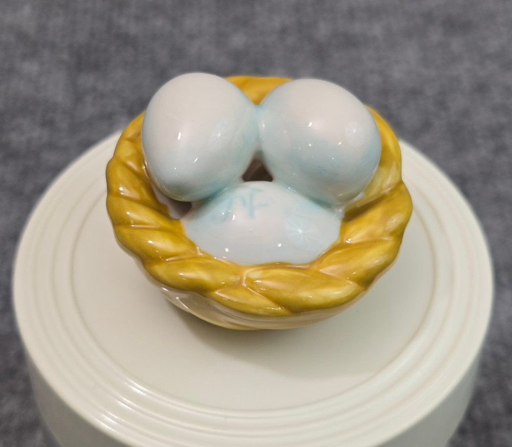 Nora Fleming Mini Robin's Egg Blue A39 Bird Nest