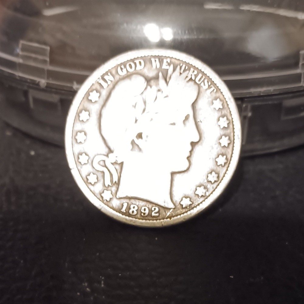1892 BARBARA SILVER HALF DOLLAR