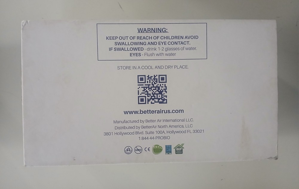Better Air Ecological Balancing System Air Purifier