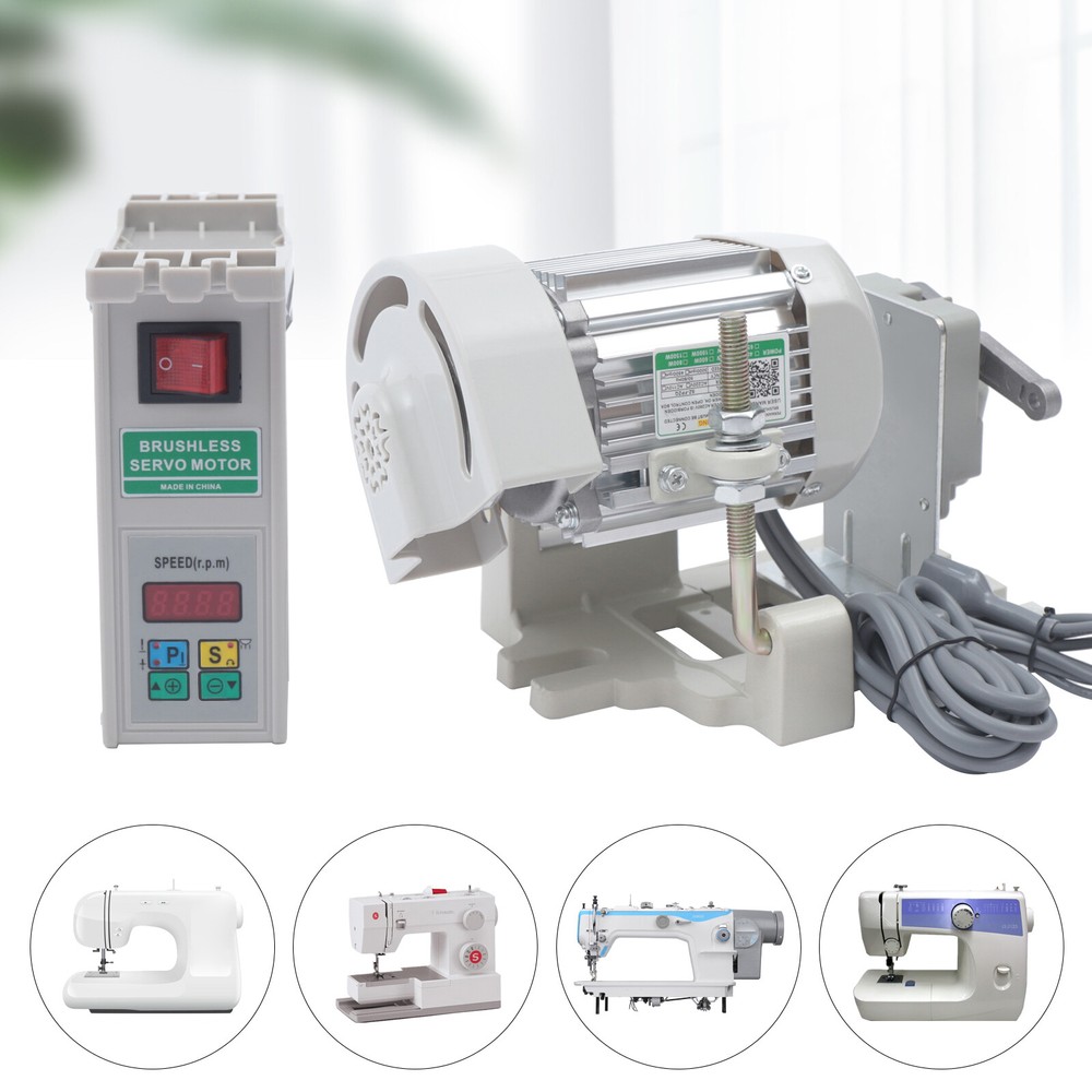 Brushless Sewing Machine Servo Motor 600W Energy Saving