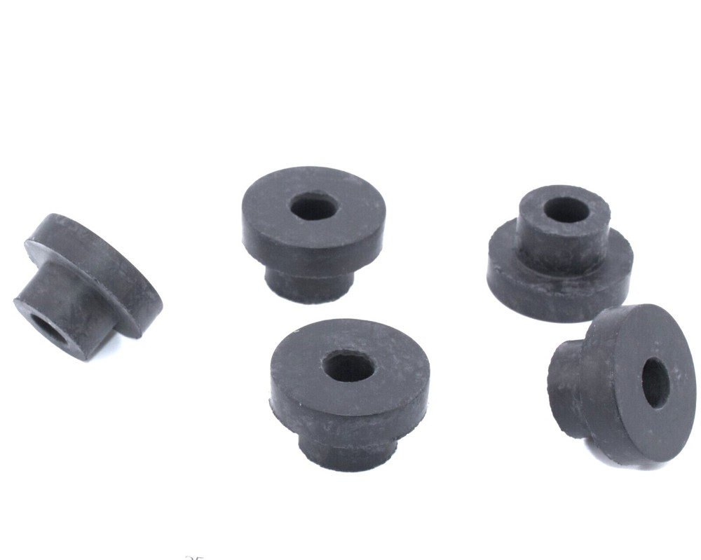 5/8" Hole Silicone Rubber Step Bushing Firewall Pass-Through 5/16" ID x 1" OD