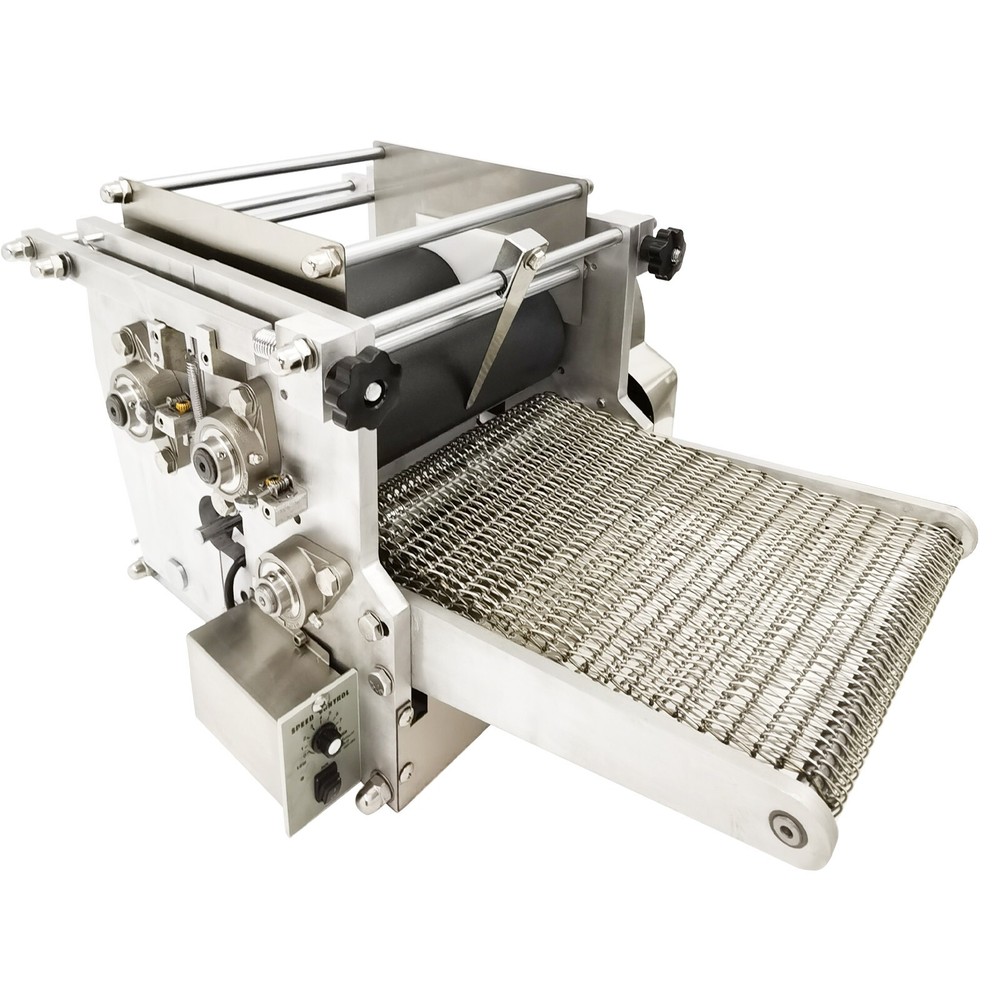 5.9"Commercial Electric Corn Pancake Press Roller Forming Machine Chapatti Maker