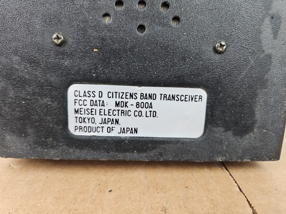 TRS Challenger Model CB Radio Mobile Transceiver Made in Japan *Untested