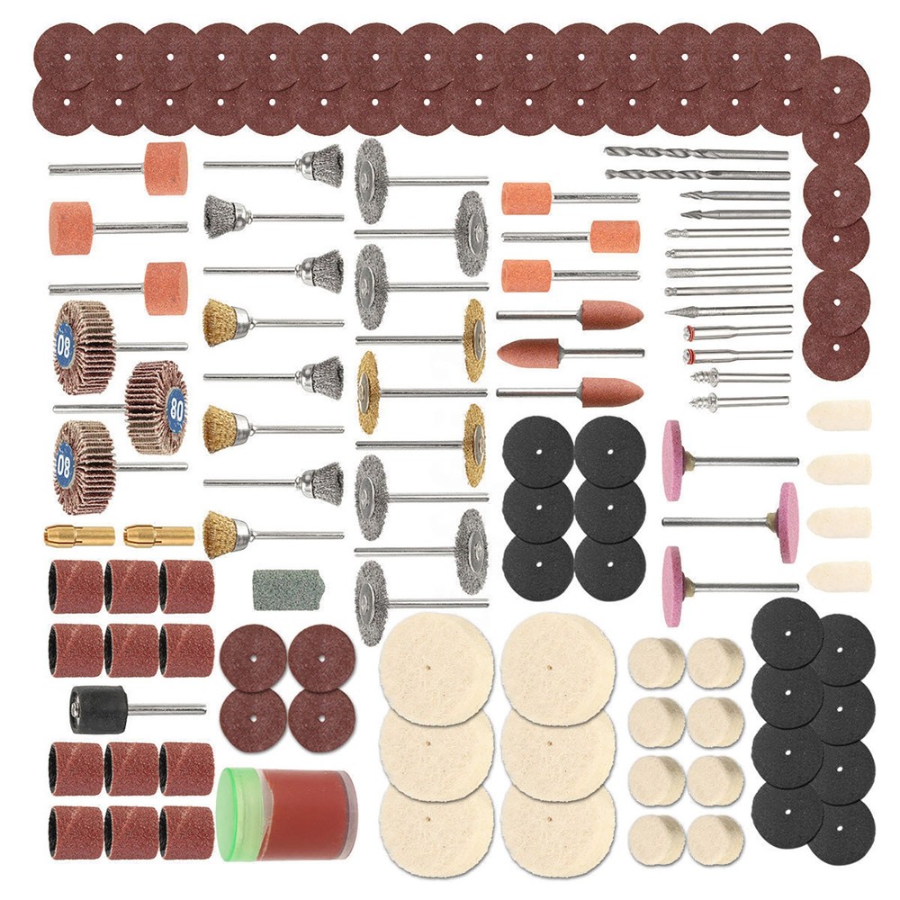 350pcs Grinding Sanding Polishing Accessory Kit Rotary Tool Set For Dremel