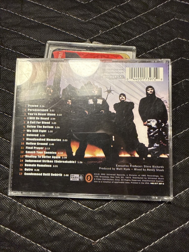 Hatebreed Autographed Perservance CD