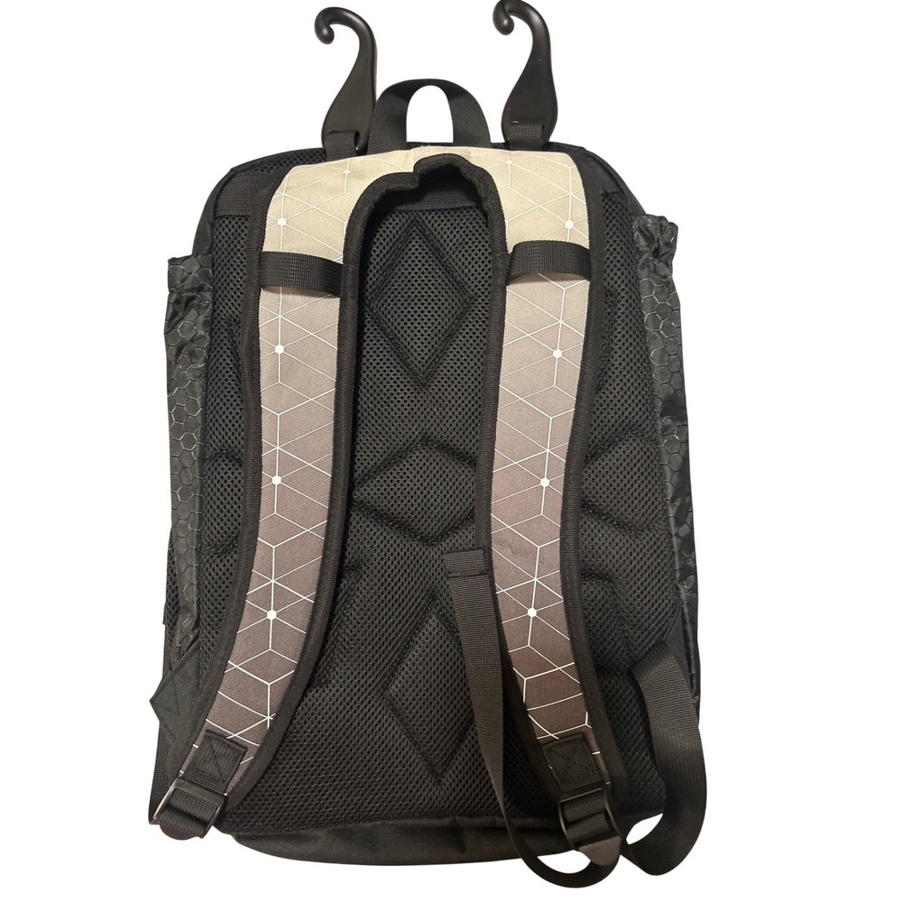 RIP-IT Classic Softball Backpack 2 Grey Geometric Cleat Compartment Bat Sleeves