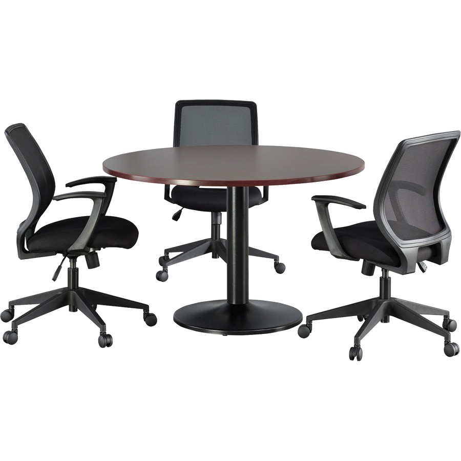 Lorell LLR84868 Executive Mid-back Work Chair Black