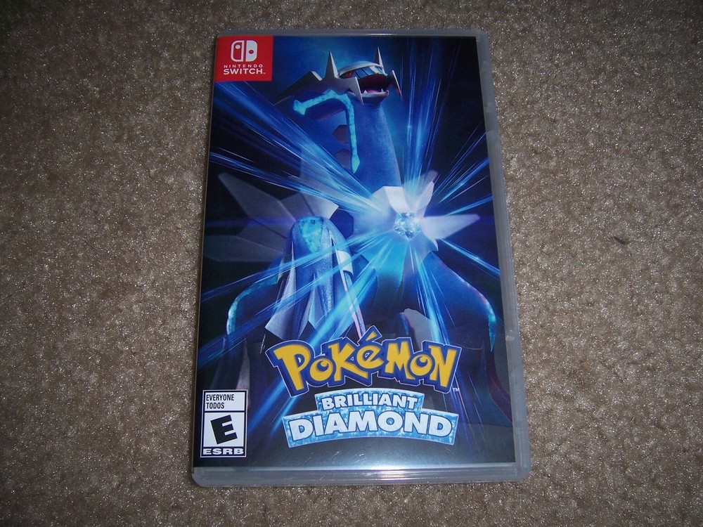 Authentic Replacement Case ONLY - Pokemon Brilliant Diamond Nintendo Switch Box