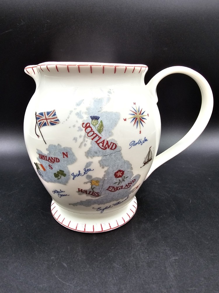Jan Constantine Large Jug British Pitcher 48 OZ