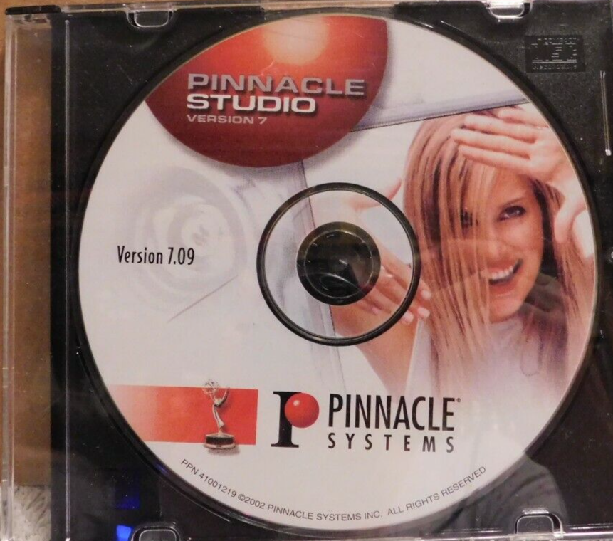 Computer Game~Pinnacle Studio Systems Version 7 2002