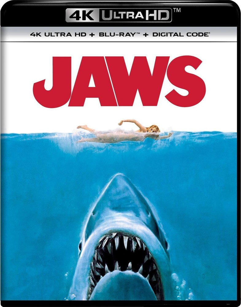 Jaws 4K UHD Blu-ray Roy Scheider NEW