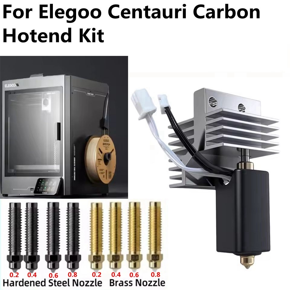 3D Printer for Elegoo Centauri Carbon Centauri Hotend Kit Assembly Steel Nozzle