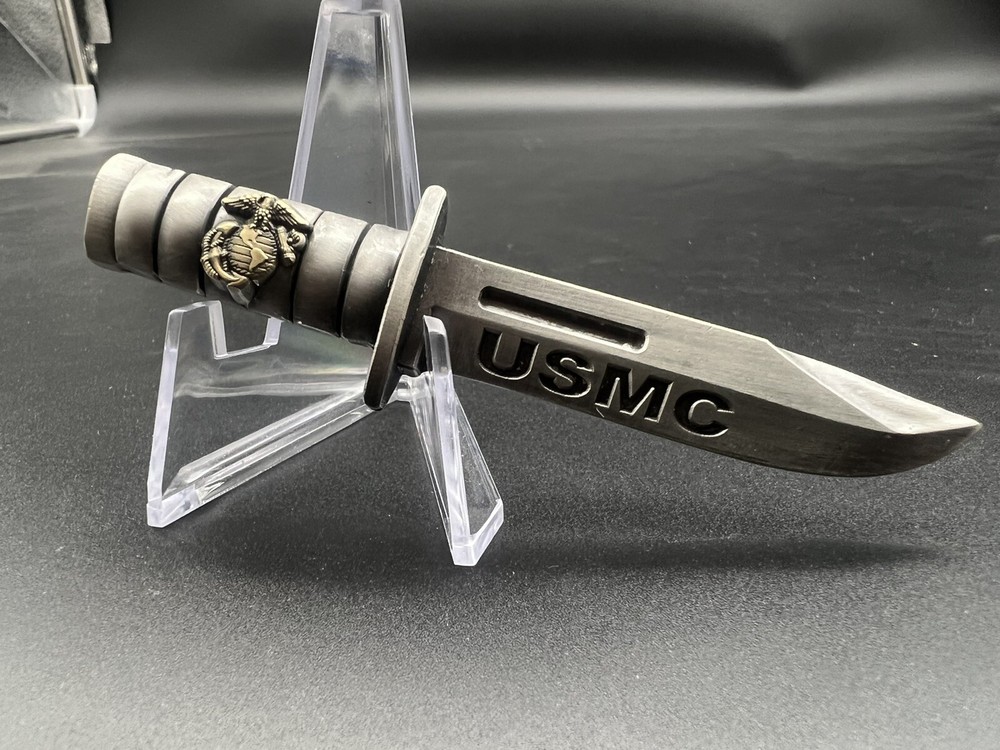 New Vanguard Kabar Challenge Coin Marine USMC