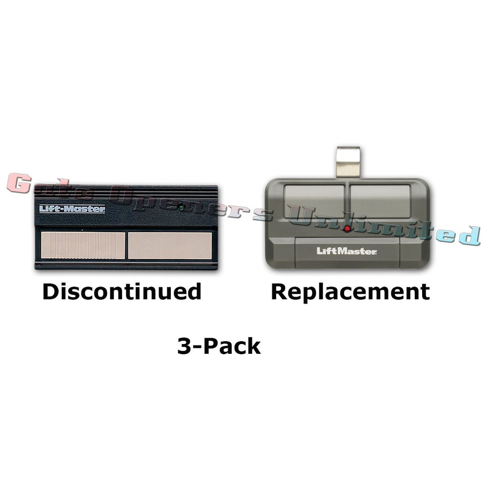 Liftmaster 62LM 3-Pack 2-Button Digital Remote Replaced by 892LT 2-Button