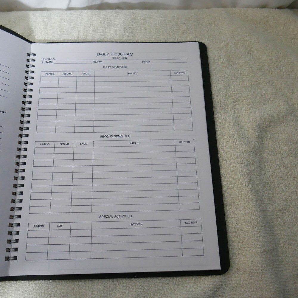 SQUIBB'S Lesson Plan Book No. 2 Green