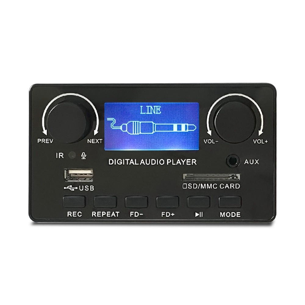 LCD Display Bluetooth 5.0 MP3 Decoder Board Supports Handsfree Recording 5557