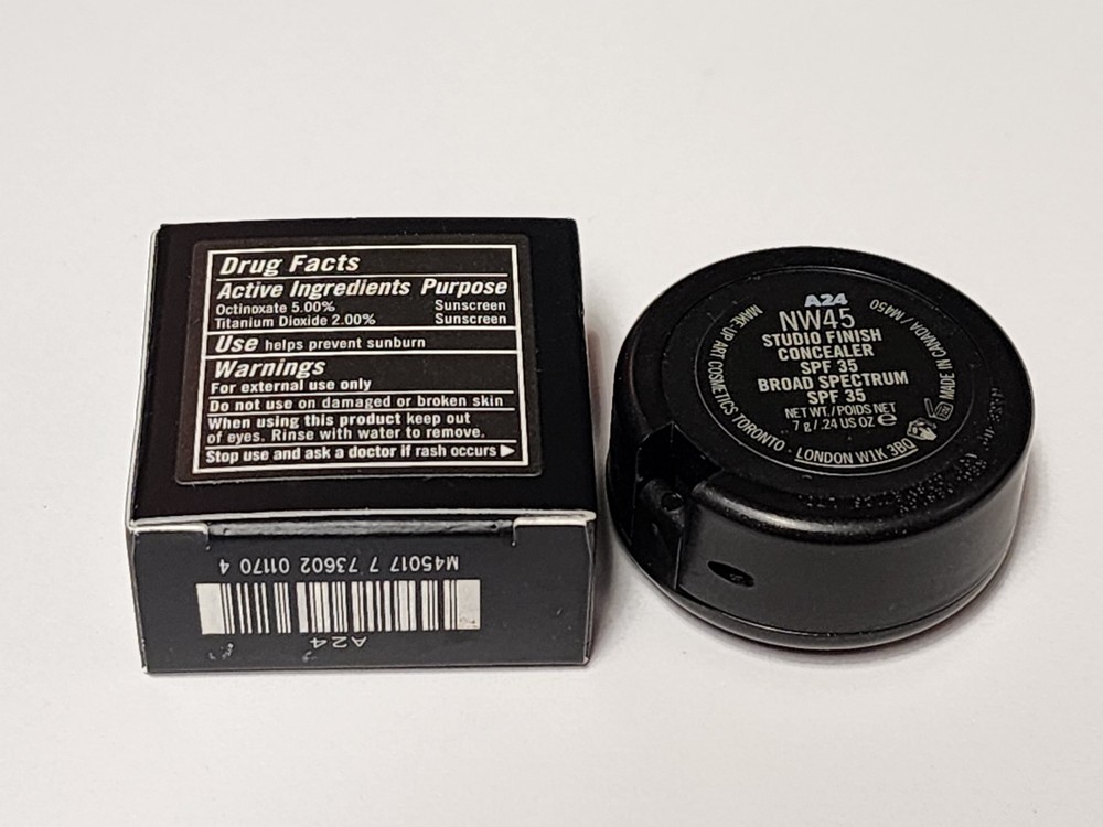 MAC NW45 Studio Finish Concealer SPF 35 Full Size New