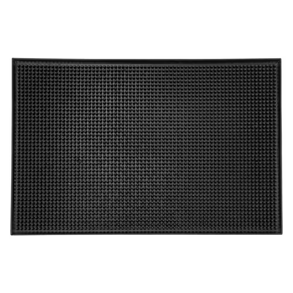 18 In. X 12 In. Black Bar Service Mat