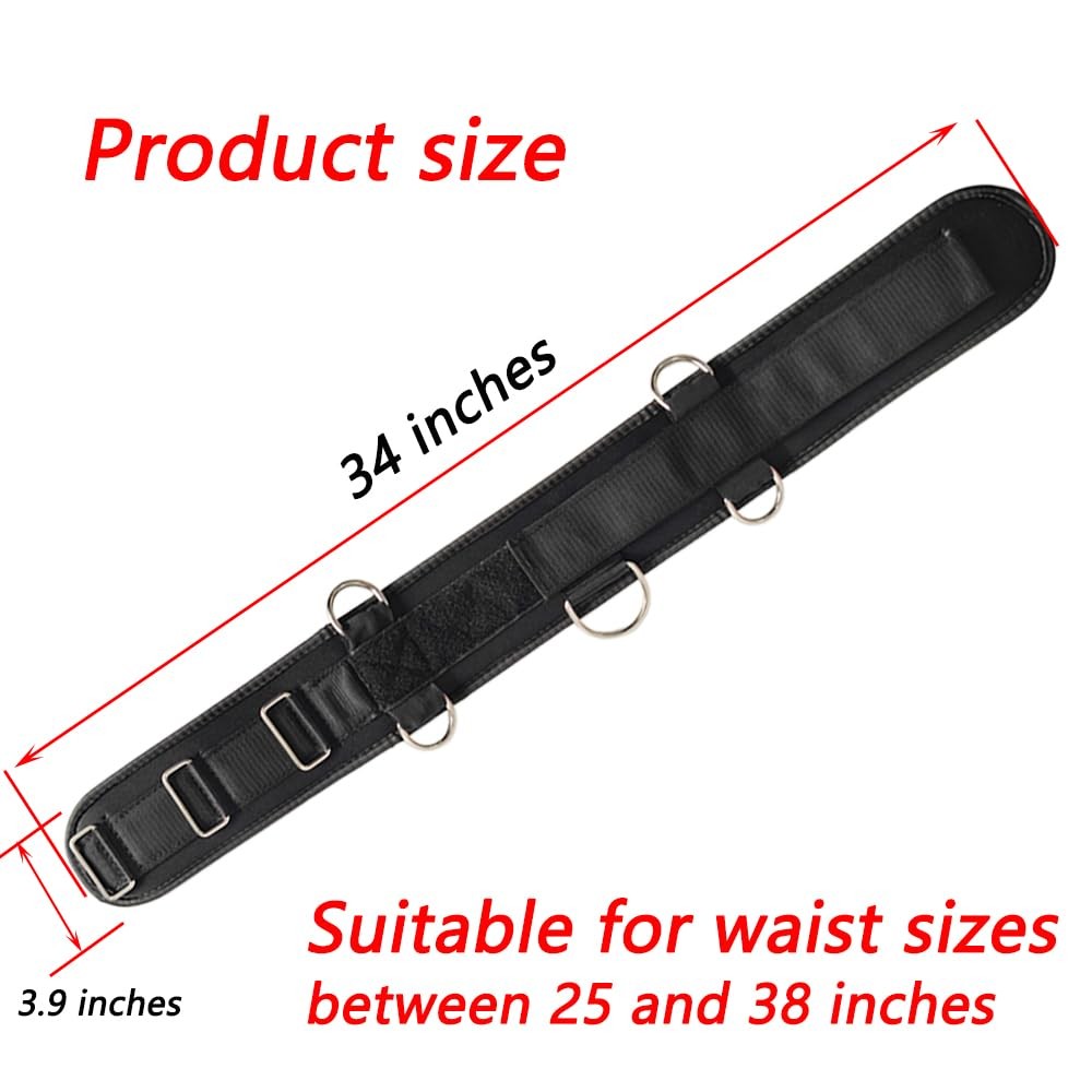 Fitness Resistance Belt Multi Functional 5 Rings Weight Training Pull Up Squat