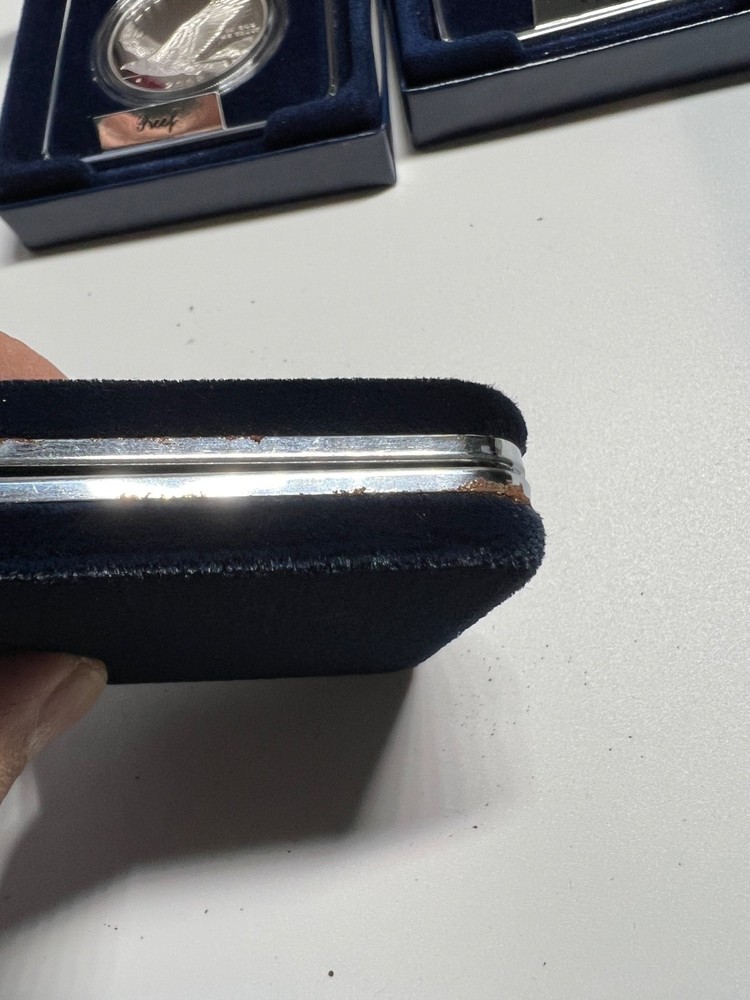 5 SETS- 2008 BALD EAGLE COMMEMORATIVE SILVER PROOF DOLLAR, EA3 US MINT, BOX+COA