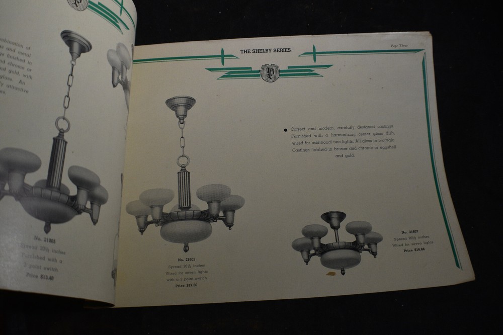 *VINTAGE* Puritan Art Deco Lighting Catalog