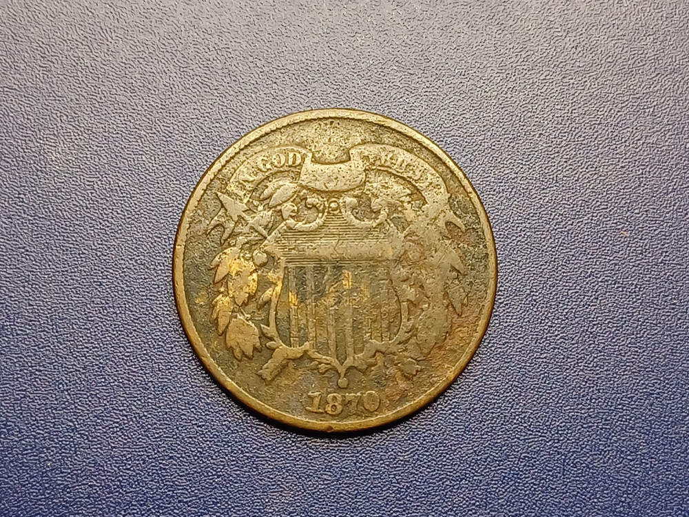 1870 Two Cent Piece