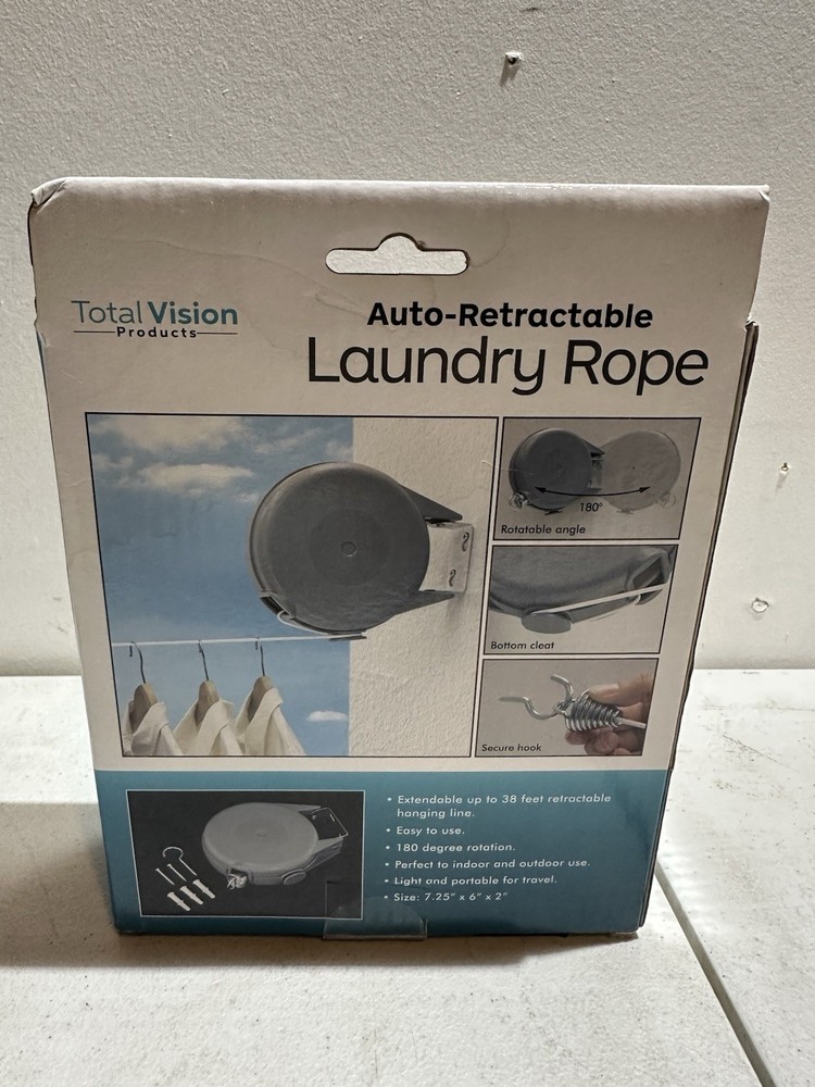 Auto-Retractable Laundry Rope