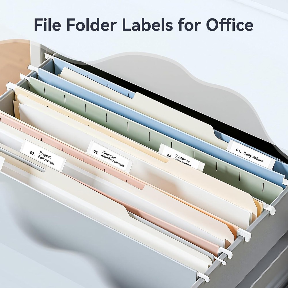 D110 Mini Label Maker: 203 DPI Bluetooth Thermal Printer for Effortless Labeling