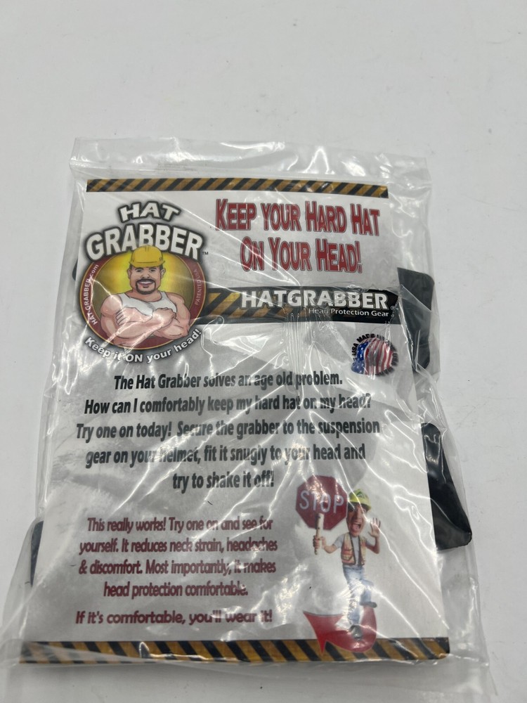 (QTY3) Hard Hat Grabber Keeps it on Your Head Comfortable Head Protection