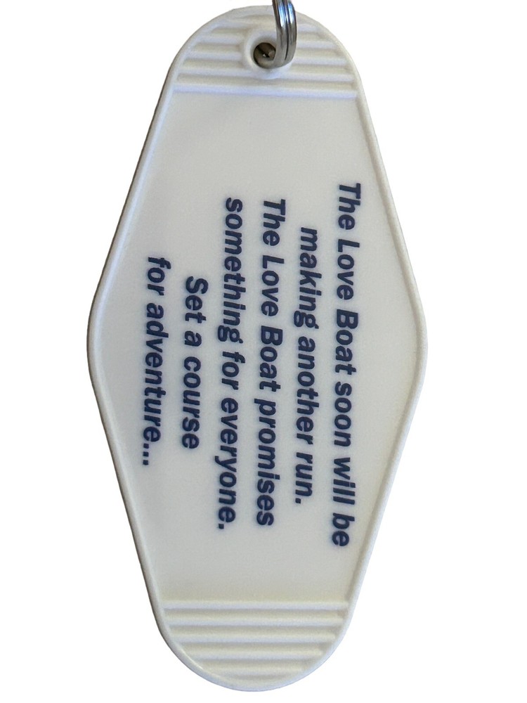 LOVE BOAT Inspired Keytag