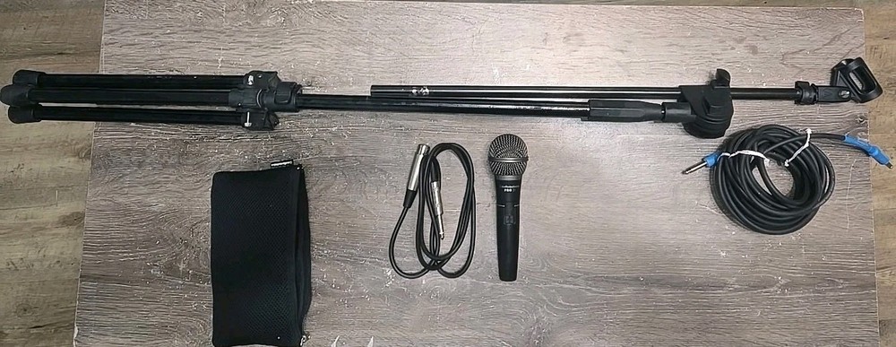 Audio‑Technica PRO 31 & Samson Boom Mic Stand Cables Pouch