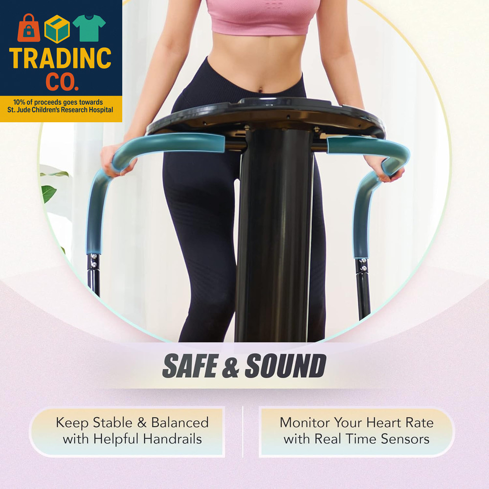 2000W Whole Body Vibration Platform Exercise Machine with MP3 Player (180 Speed