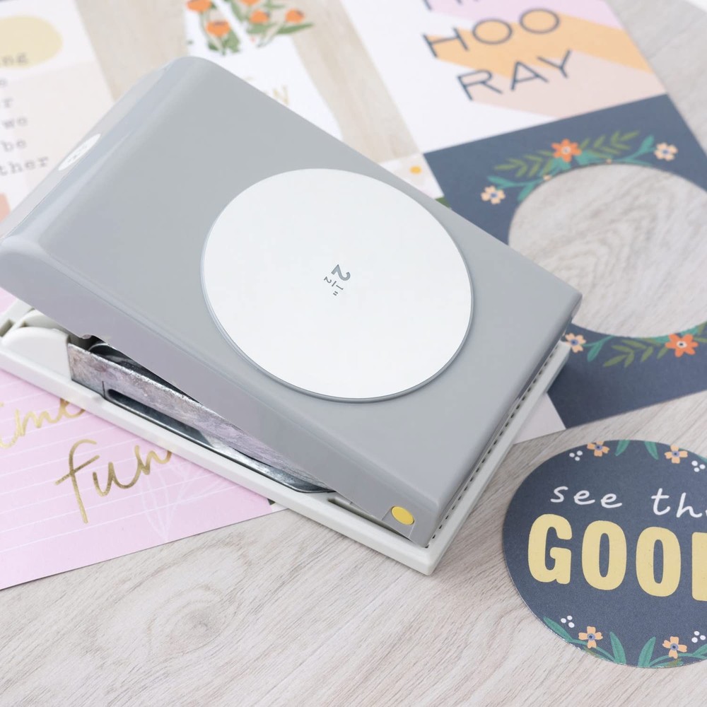 Large Punch-Circle, 1.5" 1.5 Inch, Light Grey